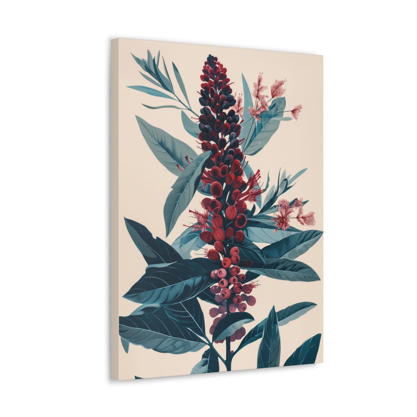 Cycade Flower Digital Illustration Canvas Gallery Wraps