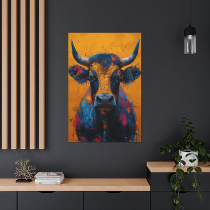 Buffalo - Illustration Canvas Gallery Wraps