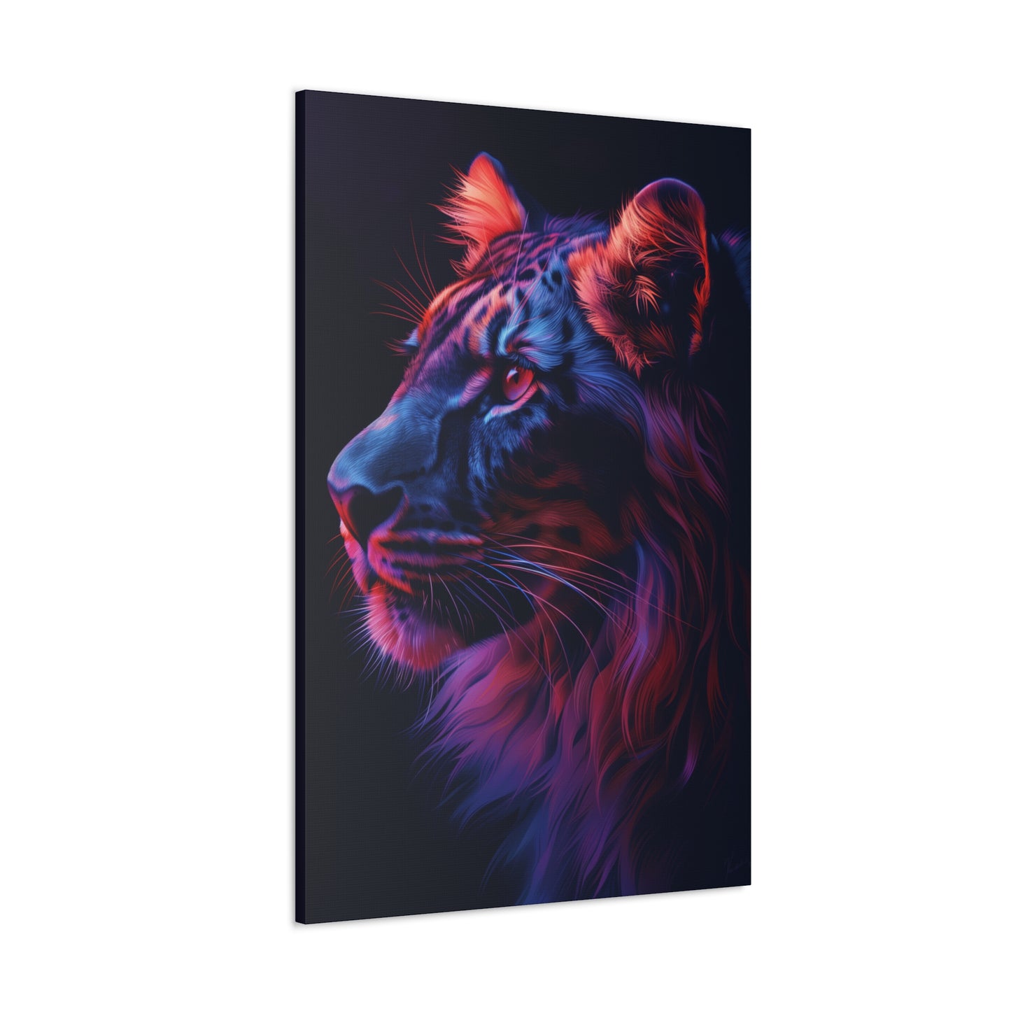 Lion - Illustration  Canvas Gallery Wraps