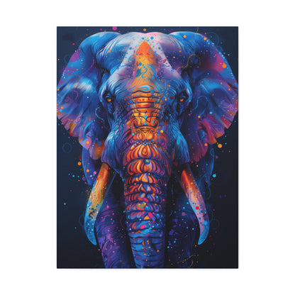 Elephant - Illustration Canvas Gallery Wraps