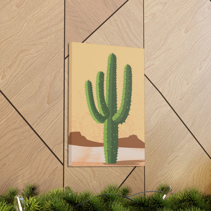 Cactus Plant - Illustration Canvas Gallery Wraps