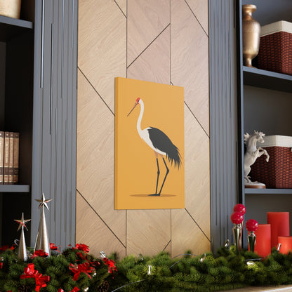 Stork Digital Illustration Canvas Gallery Wraps