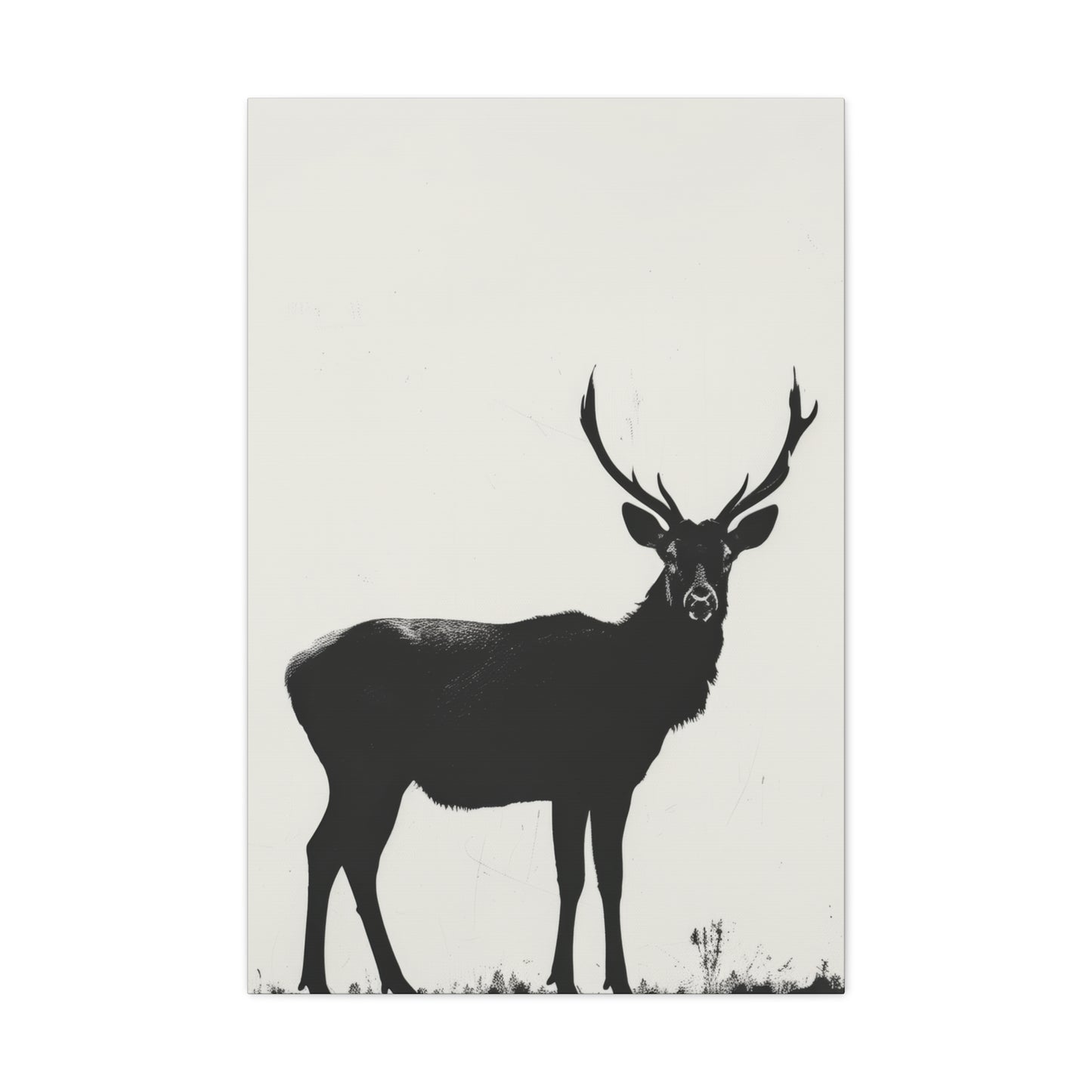 Reindeer Digital Illustration Canvas Gallery Wraps