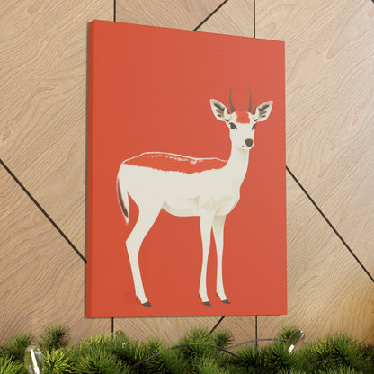 Deer Digital Illustration Canvas Gallery Wraps