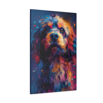 Terrier Dog - Illustration Canvas Gallery Wraps