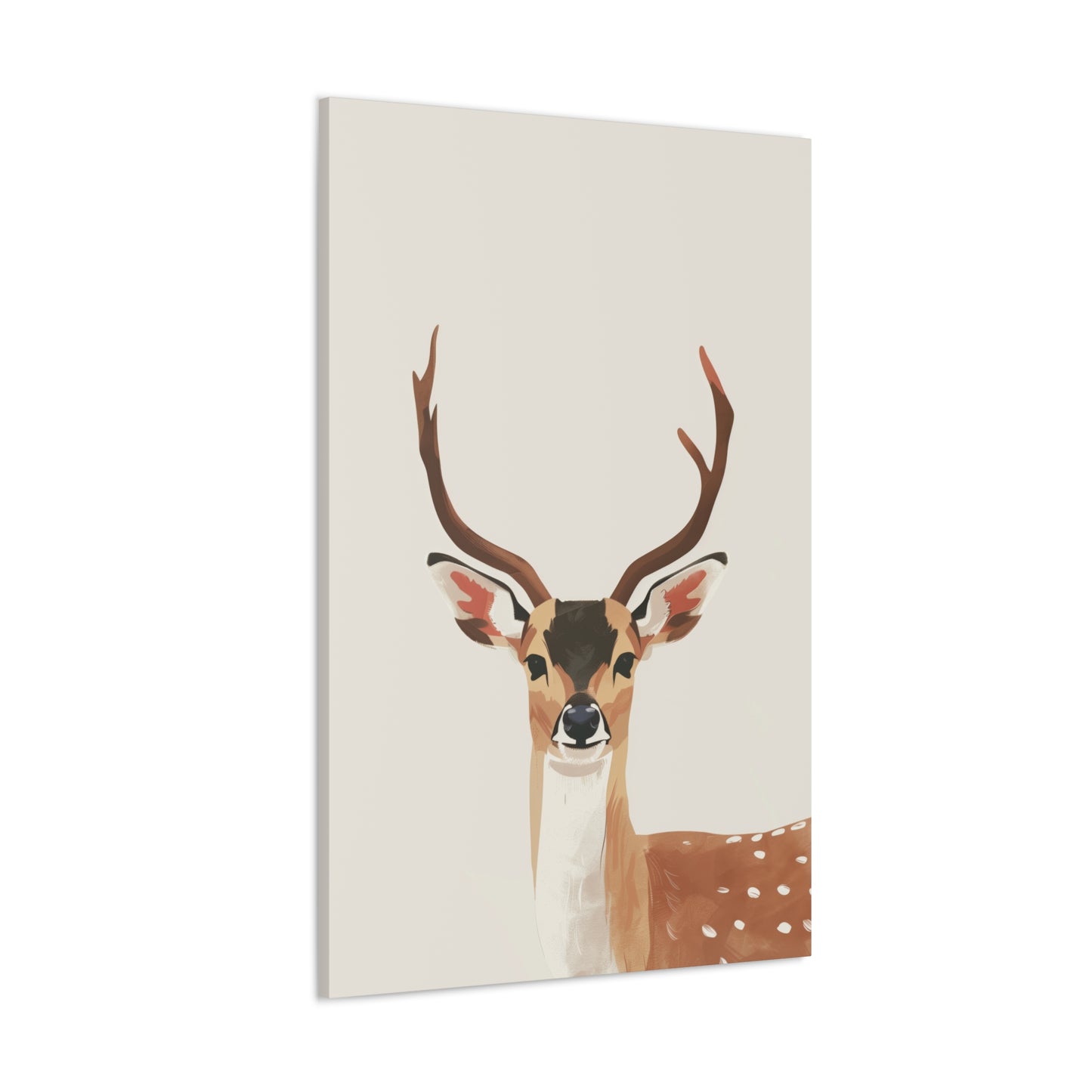 Deer Digital Illustration Canvas Gallery Wraps