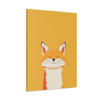 Fox Digital Illustration Canvas Gallery Wraps