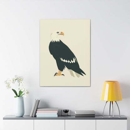 Bald Eagle Digital Illustration Canvas Gallery Wraps