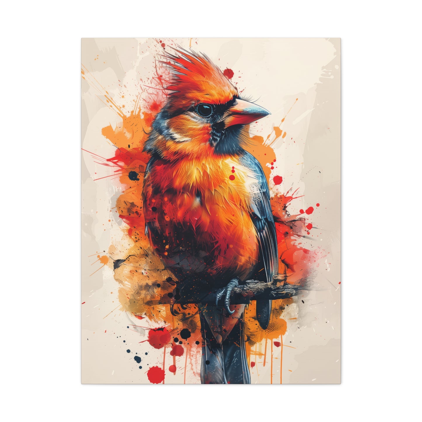 Bird - Abstract Illustration Canvas Gallery Wraps