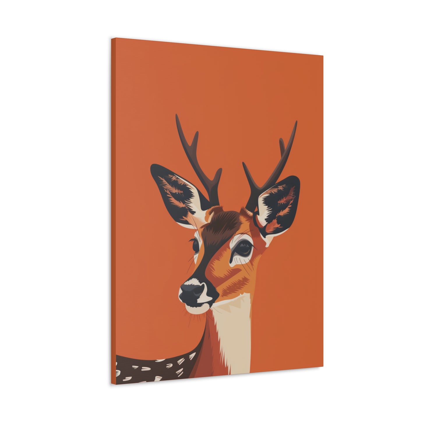 Deer - Digital Illustration Canvas Gallery Wraps