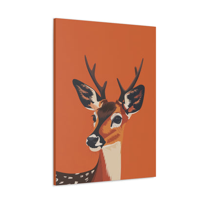 Deer - Digital Illustration Canvas Gallery Wraps