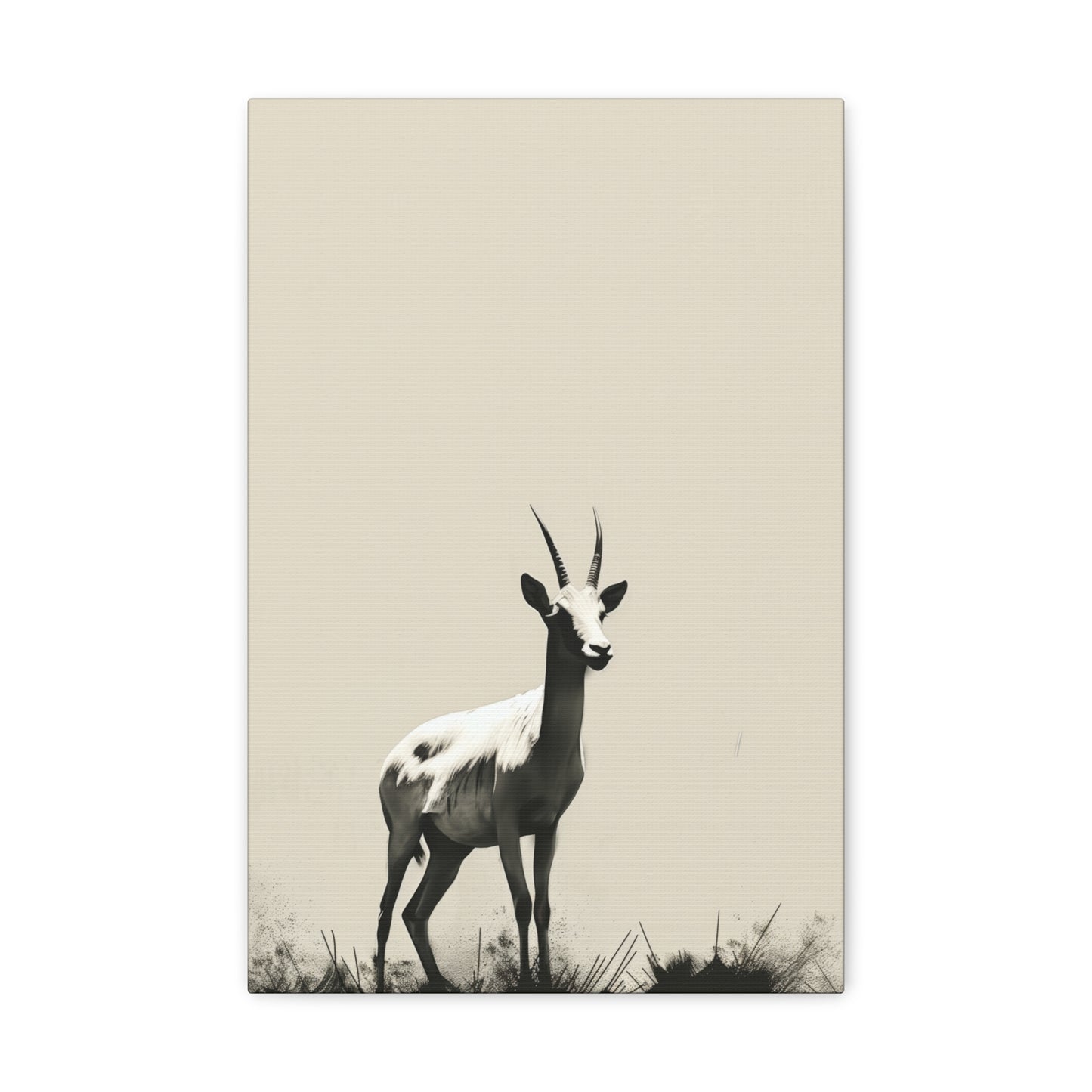 Goat Digital Illustration Canvas Gallery Wraps