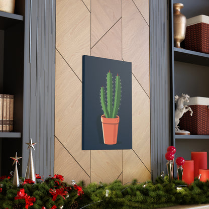 Cactus Plant - Illustration Canvas Gallery Wraps