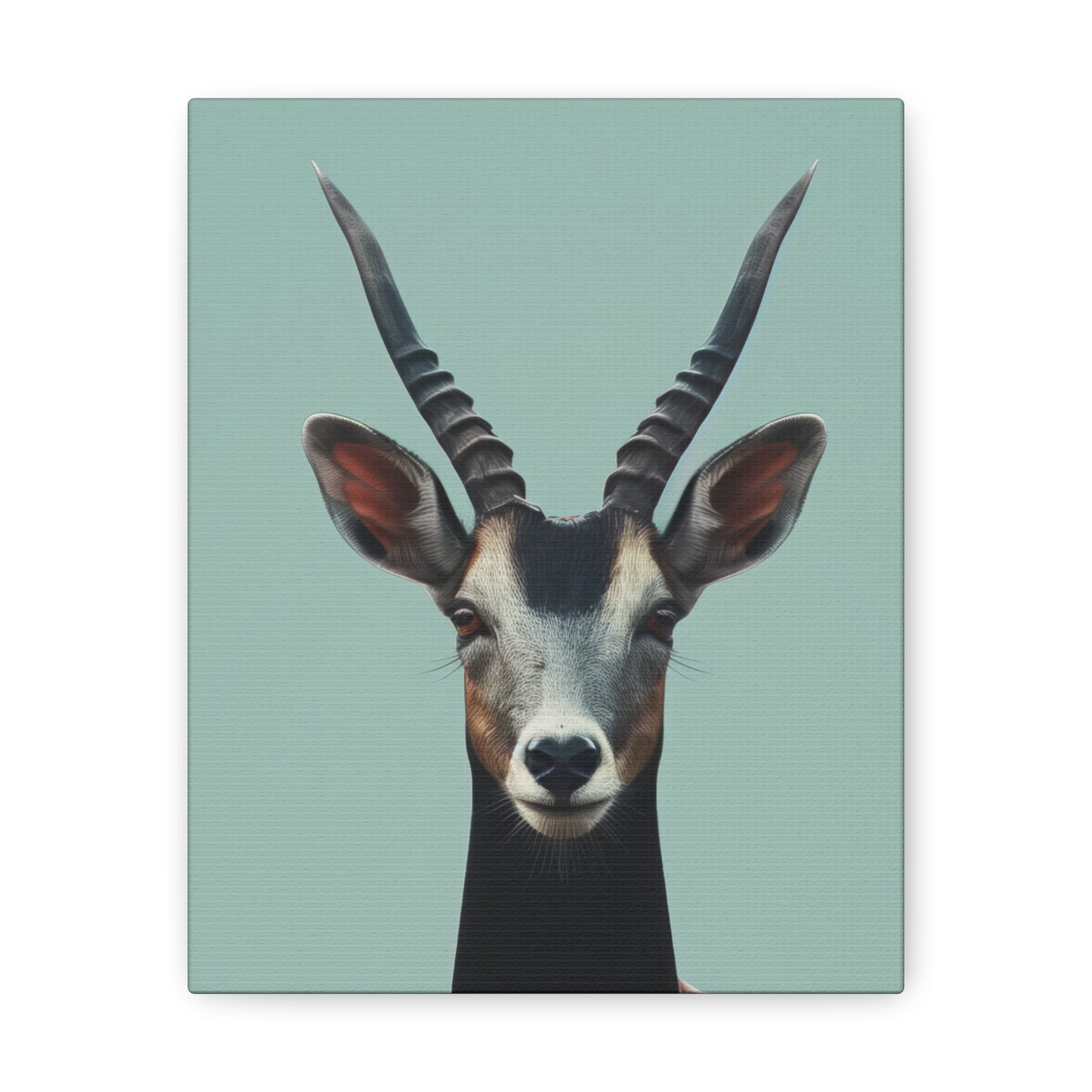 Antelope with Antlers Digital Illustration Canvas Gallery Wraps