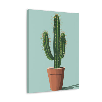 Cactus Plant - Illustration Canvas Gallery Wraps