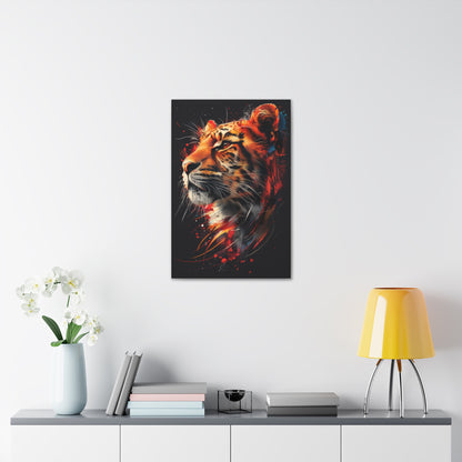 Tiger - Illustration  Canvas Gallery Wraps