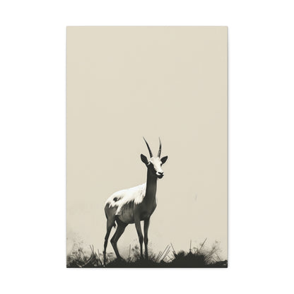 Goat Digital Illustration Canvas Gallery Wraps