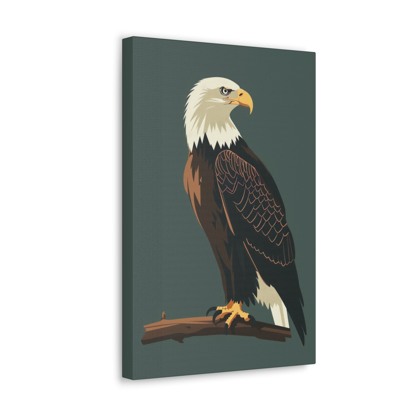 Eagle Digital Illustration Canvas Gallery Wraps