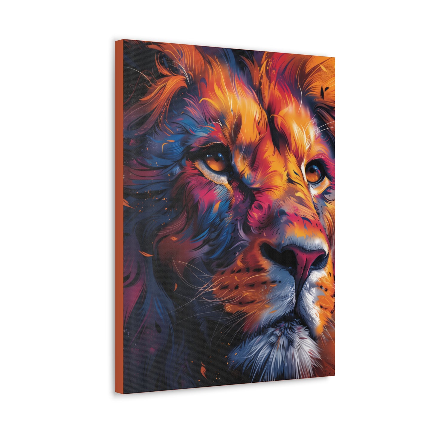 Lion - Illustration Canvas Gallery Wraps