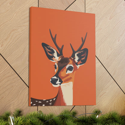 Deer - Digital Illustration Canvas Gallery Wraps