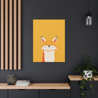 Fox Digital Illustration Canvas Gallery Wraps