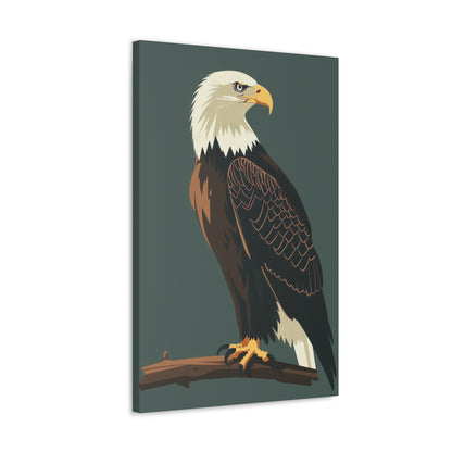 Eagle Digital Illustration Canvas Gallery Wraps