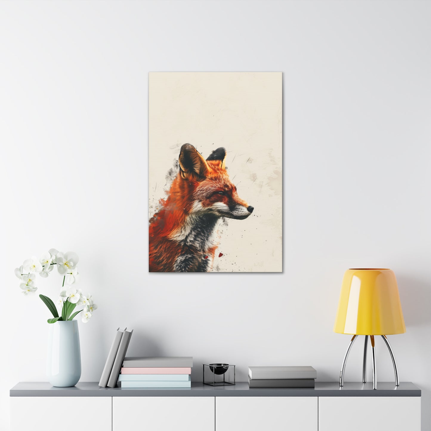 Fox Digital Illustration Canvas Gallery Wraps