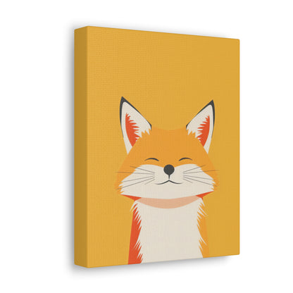 Fox Digital Illustration Canvas Gallery Wraps