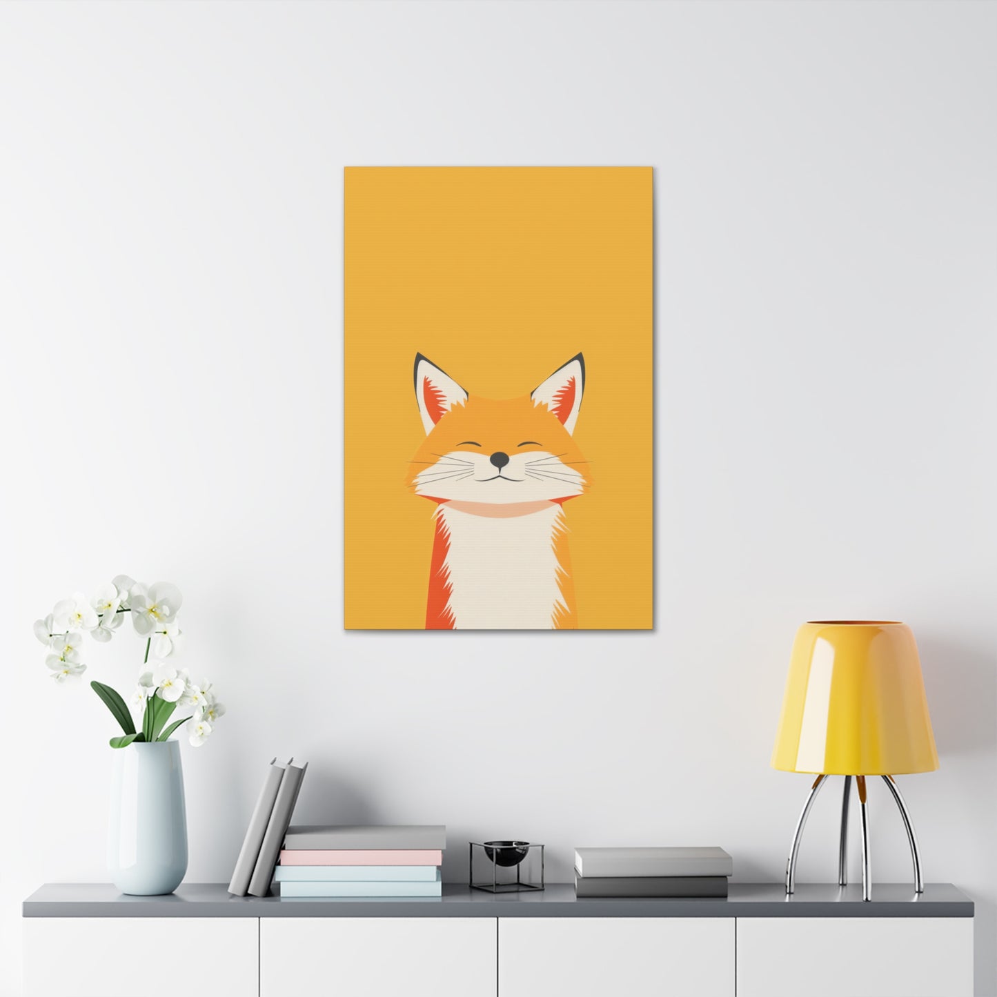 Fox Digital Illustration Canvas Gallery Wraps