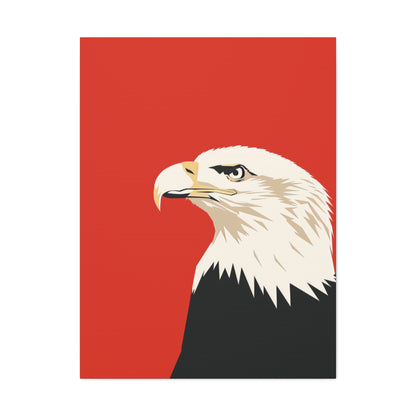 Bald Eagle Digital Illustration Canvas Gallery Wraps