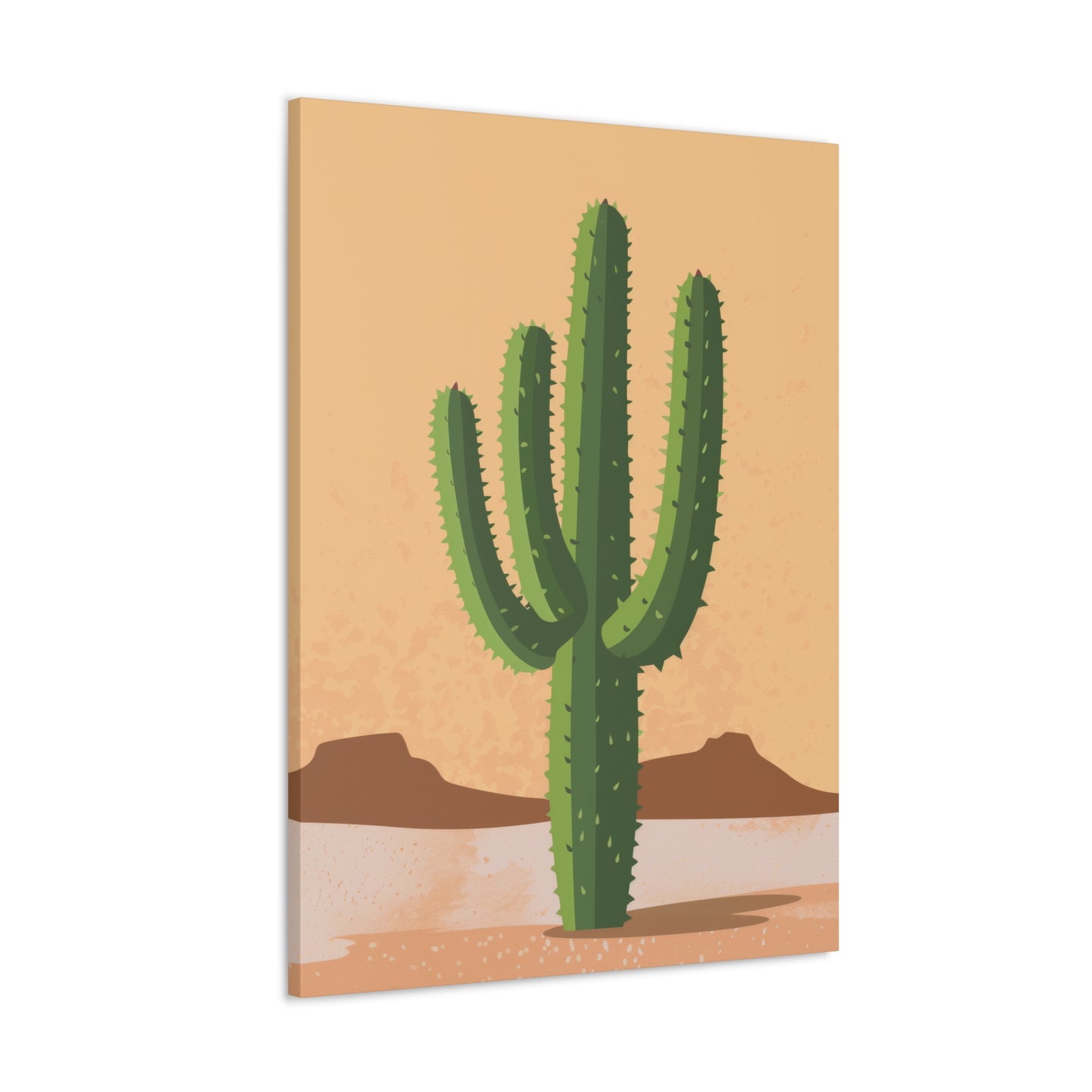 Cactus Plant - Illustration Canvas Gallery Wraps