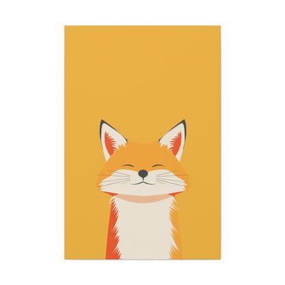 Fox Digital Illustration Canvas Gallery Wraps