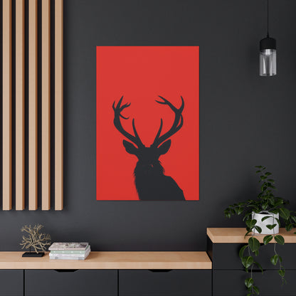 Reindeer - Digital Illustration Canvas Gallery Wraps