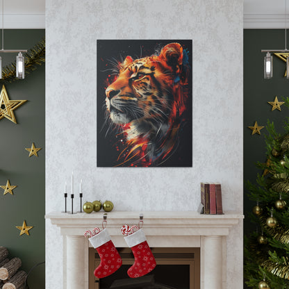 Tiger - Illustration  Canvas Gallery Wraps