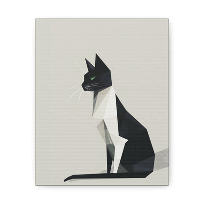 Cat - Digital Illustration Canvas Gallery Wraps