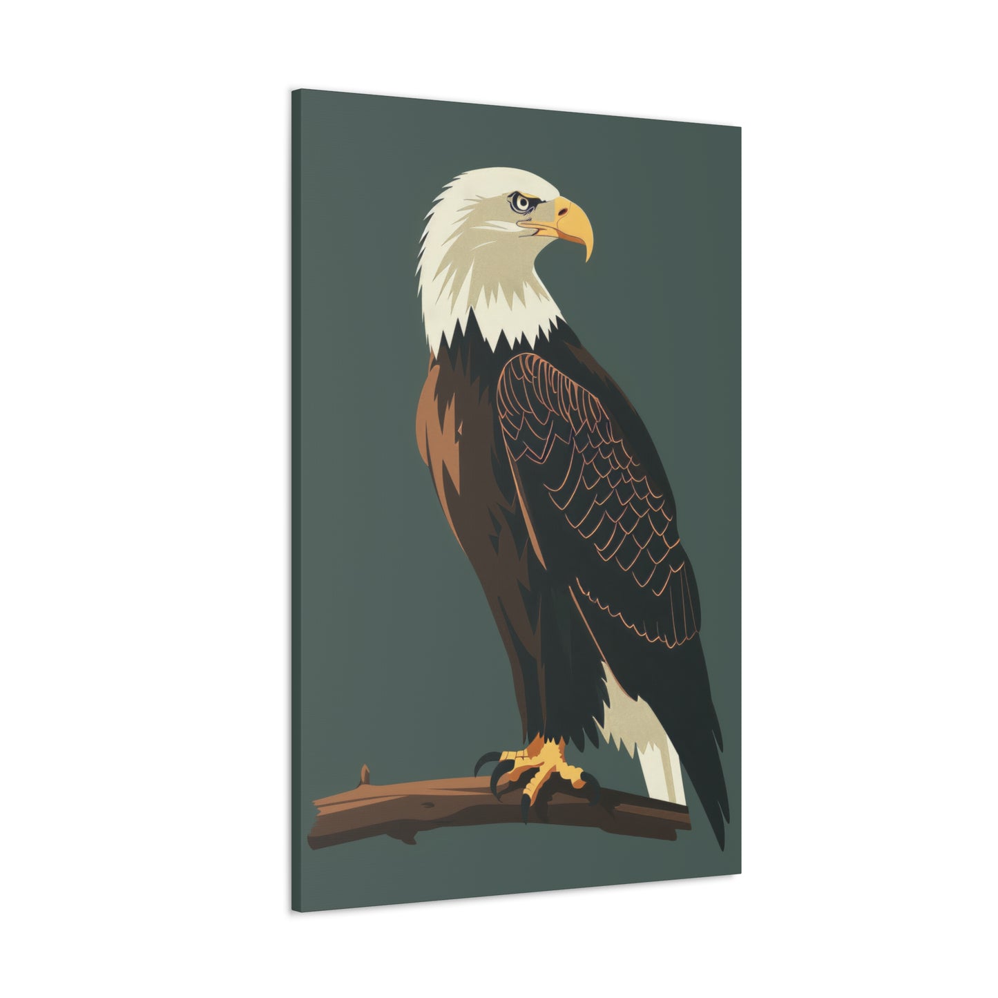 Eagle Digital Illustration Canvas Gallery Wraps