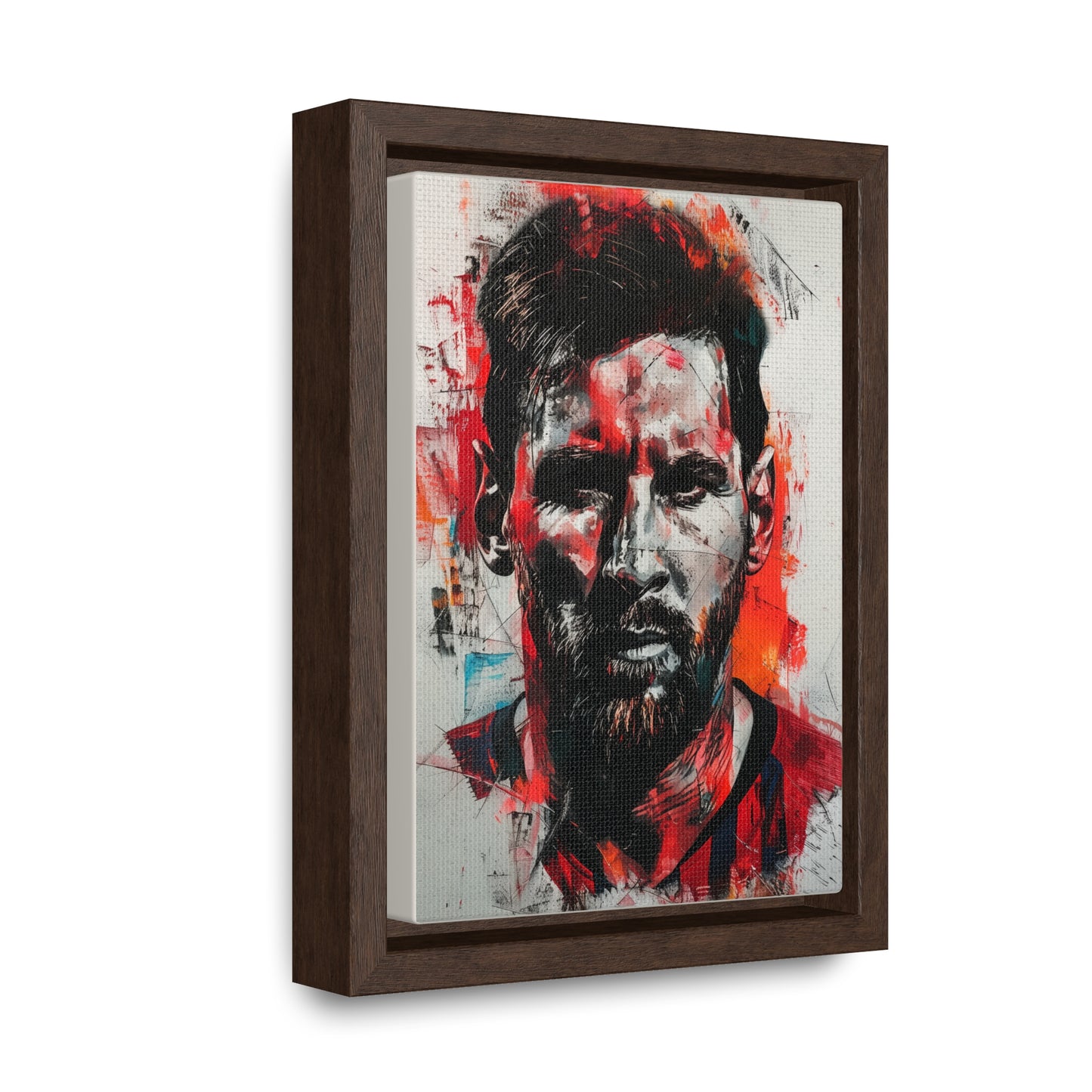 Lionel Messi Abstract Illustration - Canvas Print with frames