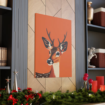 Deer - Digital Illustration Canvas Gallery Wraps