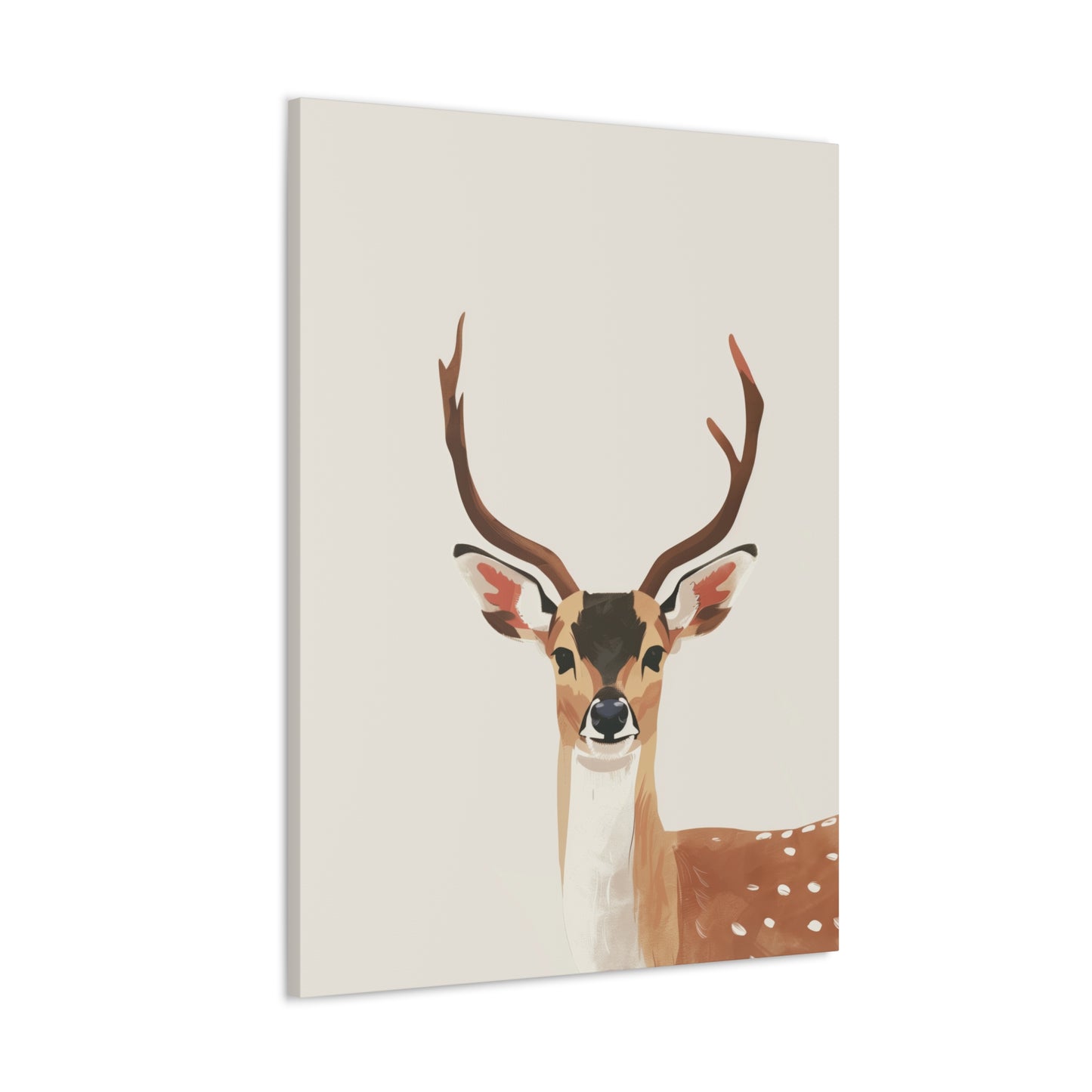 Deer Digital Illustration Canvas Gallery Wraps