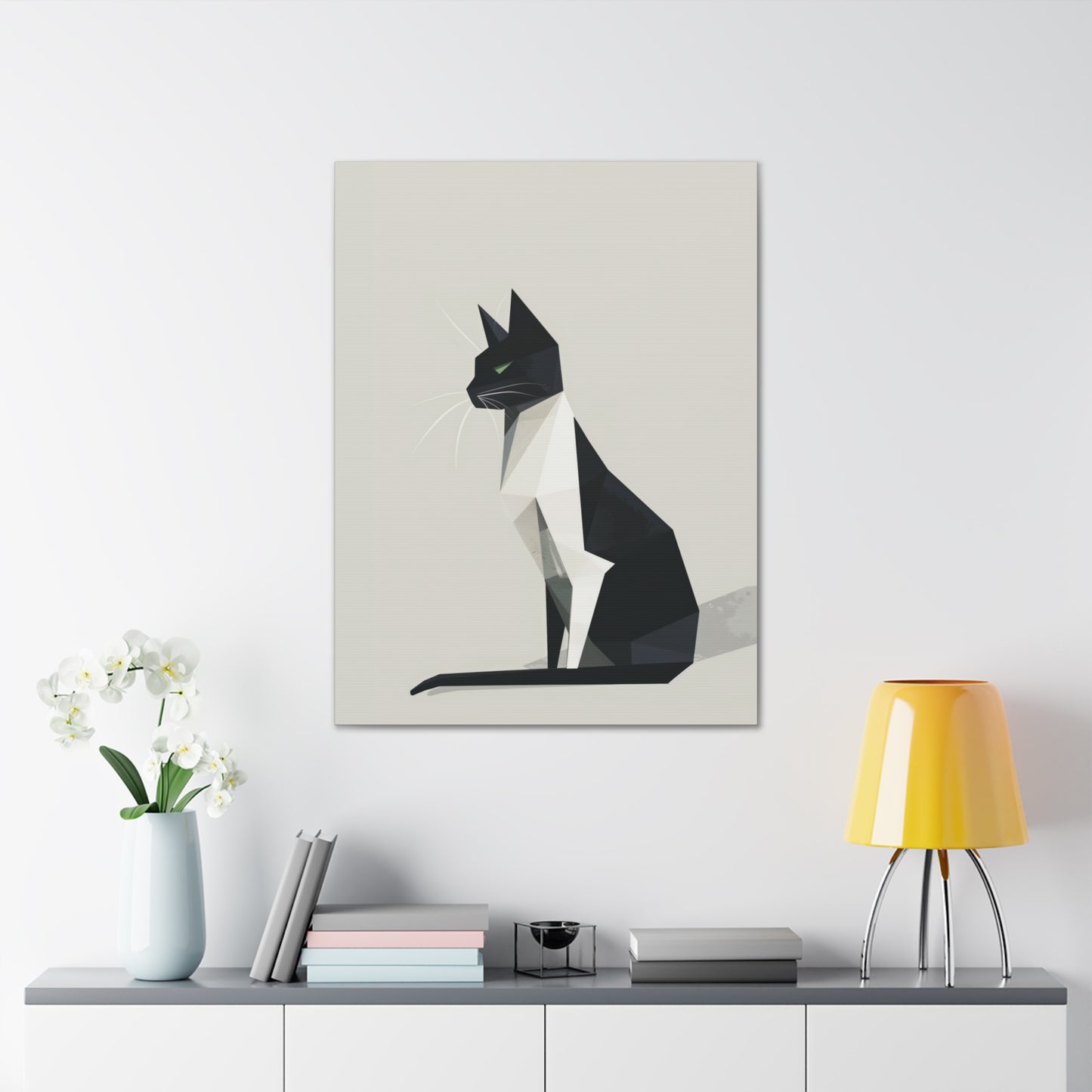 Cat - Digital Illustration Canvas Gallery Wraps