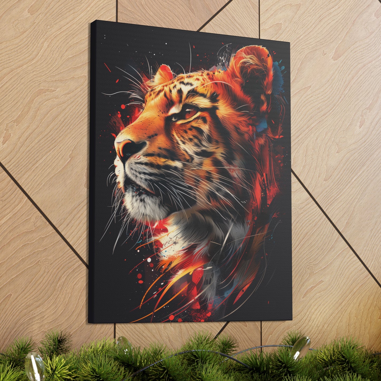 Tiger - Illustration  Canvas Gallery Wraps