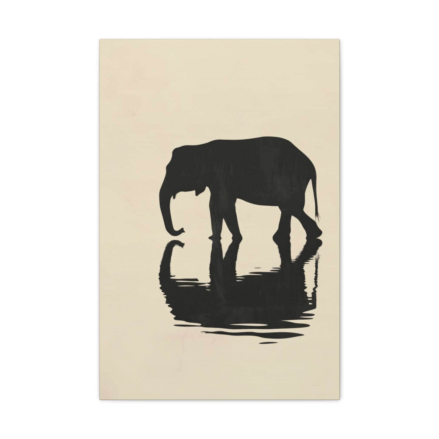 Elephant  Digital Illustration Canvas Gallery Wraps