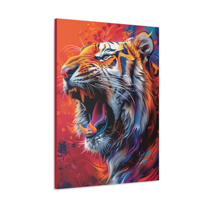 Tiger - Illustration Canvas Gallery Wraps