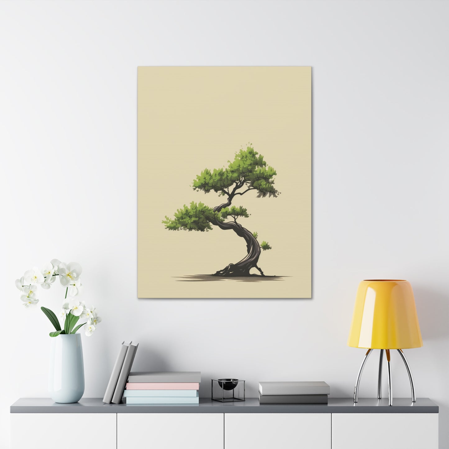 Bonsai Tree - Illustration Canvas Gallery Wraps