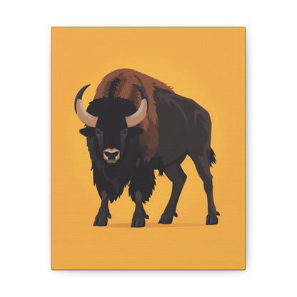 Bison - Digital Illustration Canvas Gallery Wraps