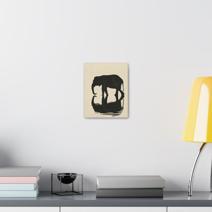 Elephant  Digital Illustration Canvas Gallery Wraps