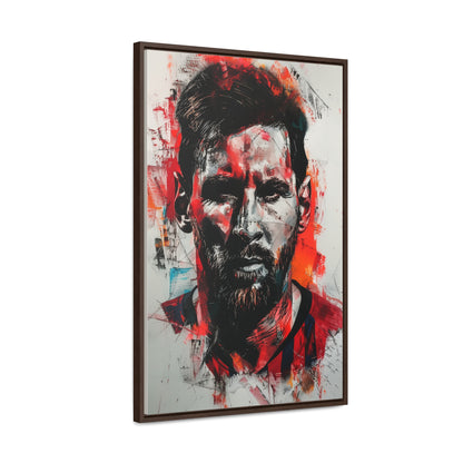 Lionel Messi Abstract Illustration - Canvas Print with frames