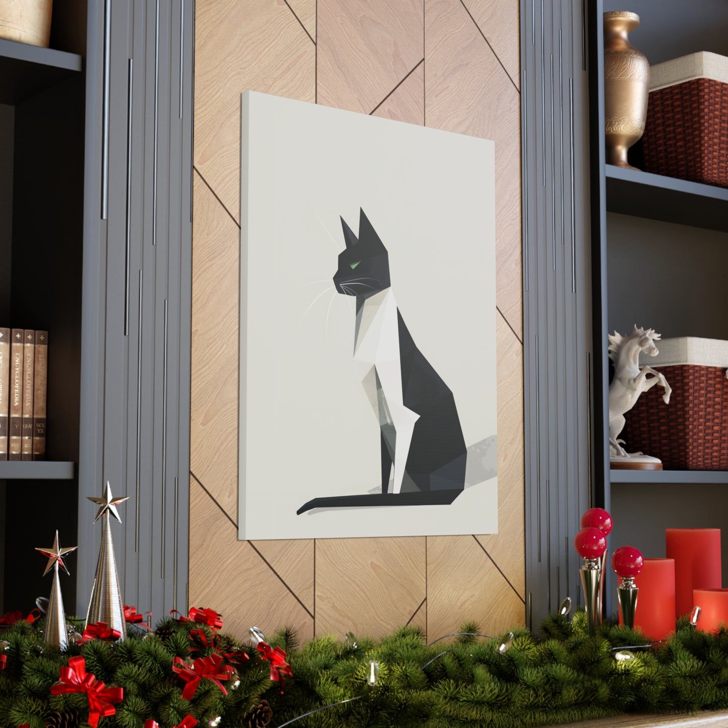 Cat - Digital Illustration Canvas Gallery Wraps