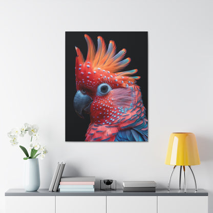 Beautiful Bird - Abstract Illustration Canvas Gallery Wraps