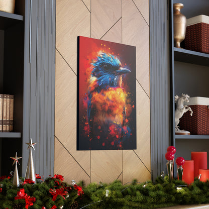 Bird Abstract - Illustration Canvas Gallery Wraps